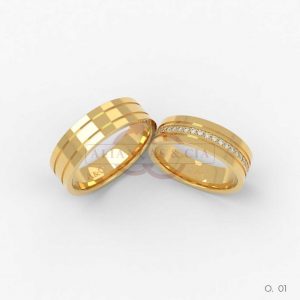 Aliança Ouro 18k 1
