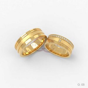 Aliança Ouro 18k 3