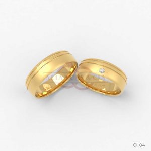 Aliança Ouro 18k 4
