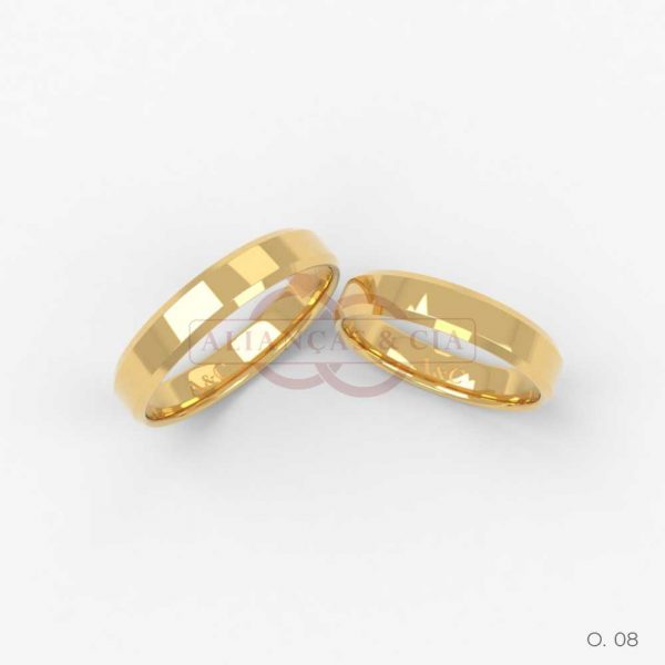 Aliança Ouro 18k 8